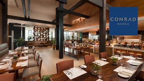 buffet in pasay|Brasserie on 3 @ Conrad Manila, discounts up to 50.